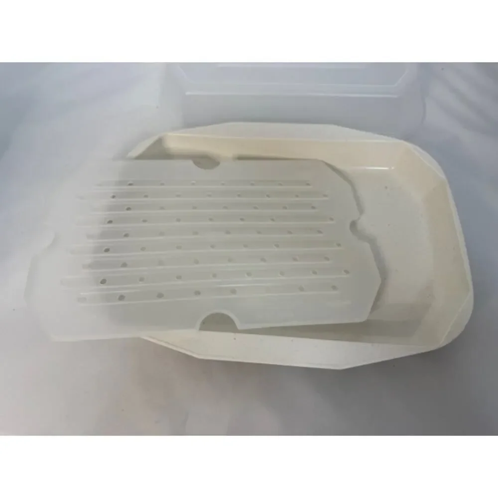 Nordic Ware Microwave Vegetable Seafood Steamer Vented With Lid 3 pc.